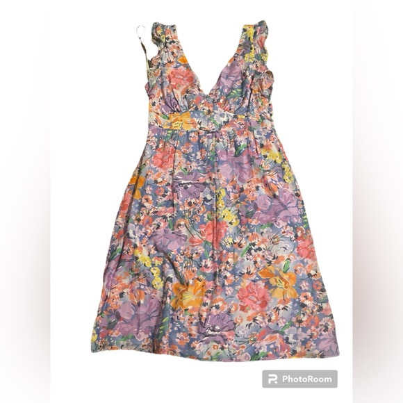 Theory Dresses & Skirts - Theory floral size 0 extra small sundress muted watercolor spring dress